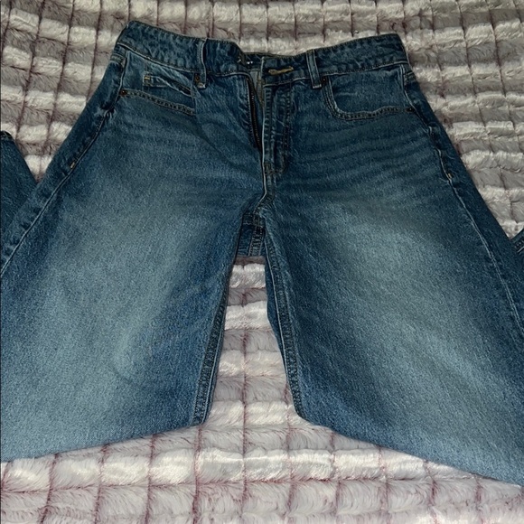 Old Navy Blue Flare Wide Leg Jeans Timeless Style - Picture 10 of 16